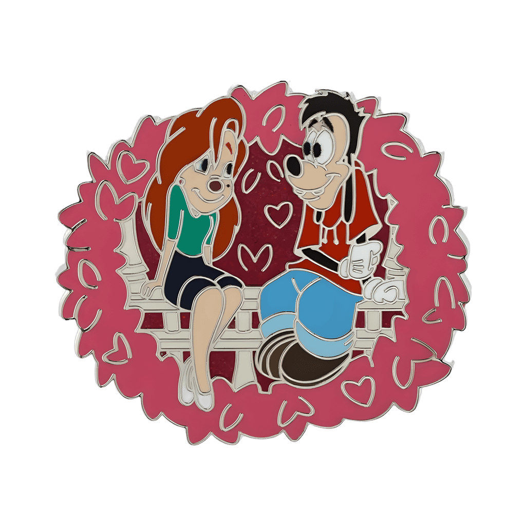 Max and Roxanne Holiday Disney pin