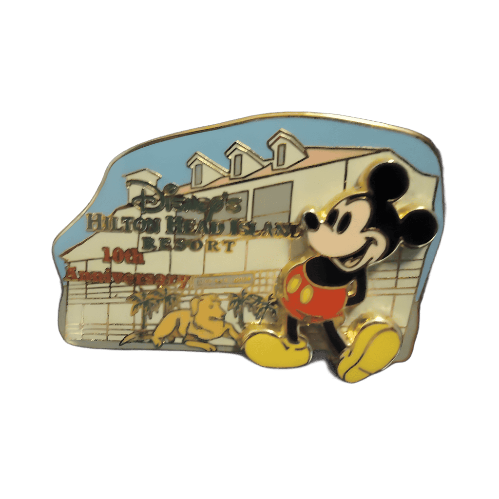10th Anniversary with Mickey Mouse Disney pin