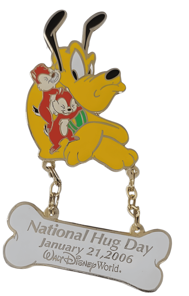 Pluto with Chip and Dale Disney pin