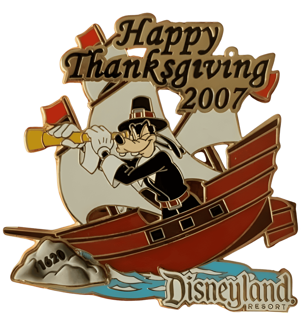 Happy Thanksgiving 2007 - Goofy Disney pin