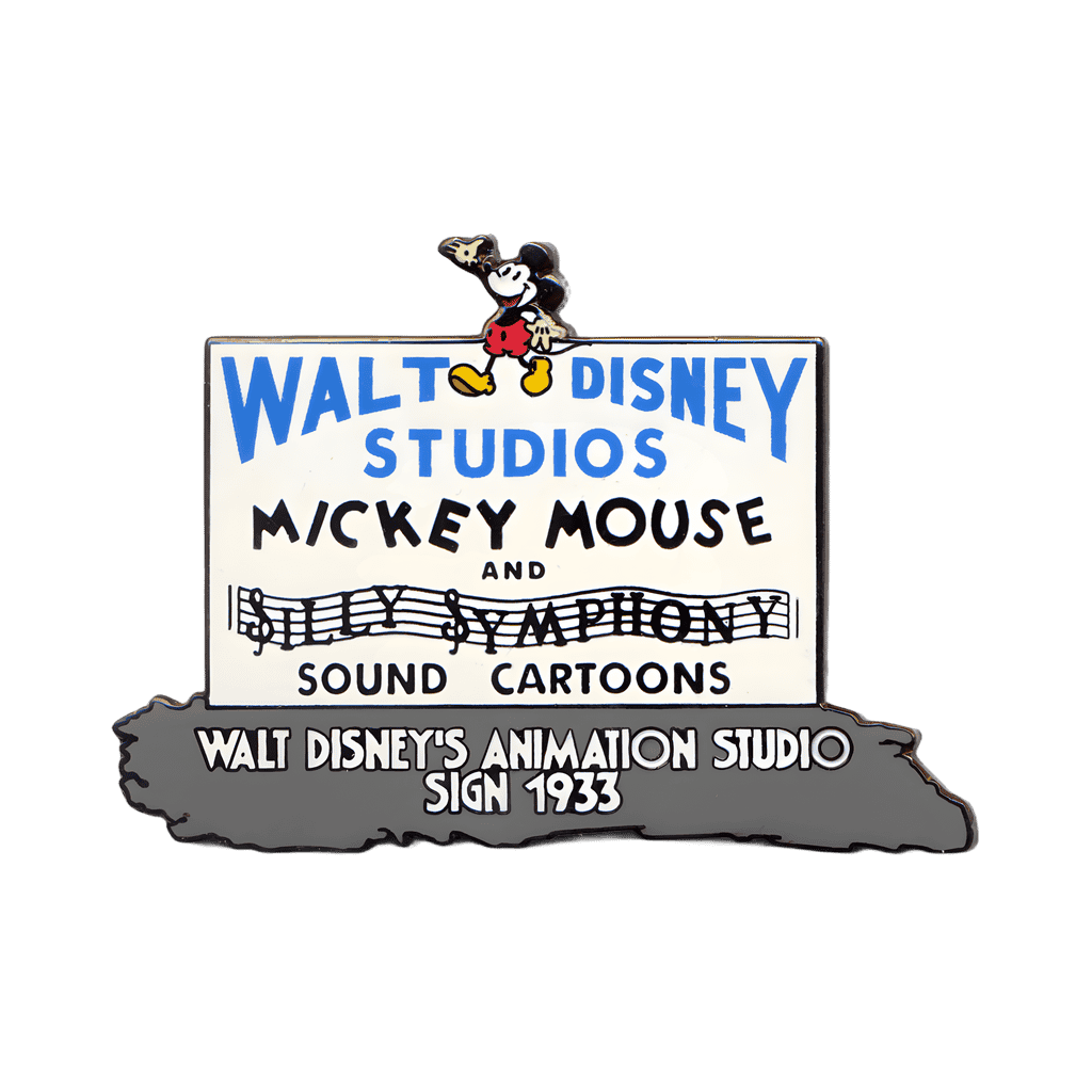 #6 Walt Disney's Animation Studio Sign - 1933 Disney pin