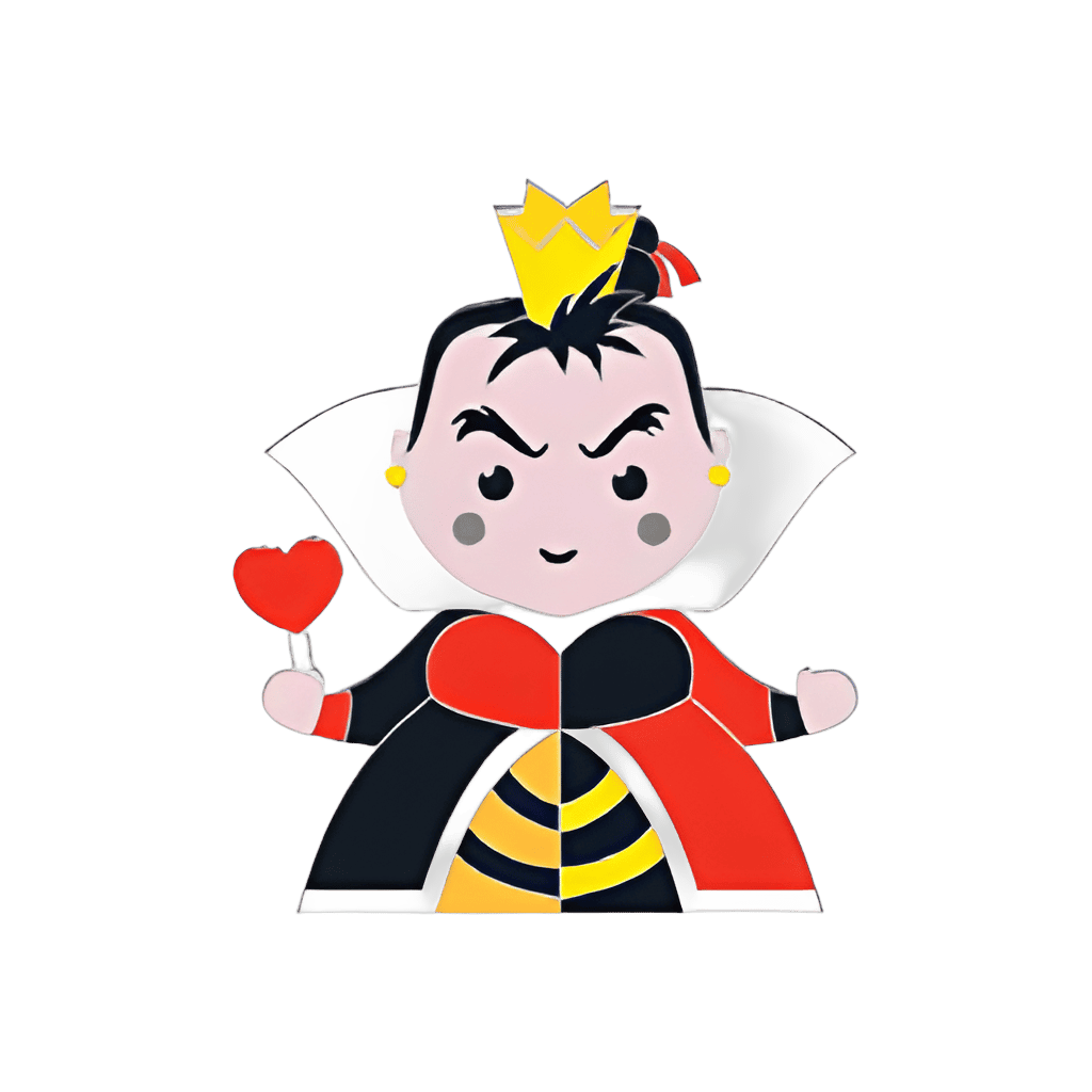 The Queen of Hearts Disney pin