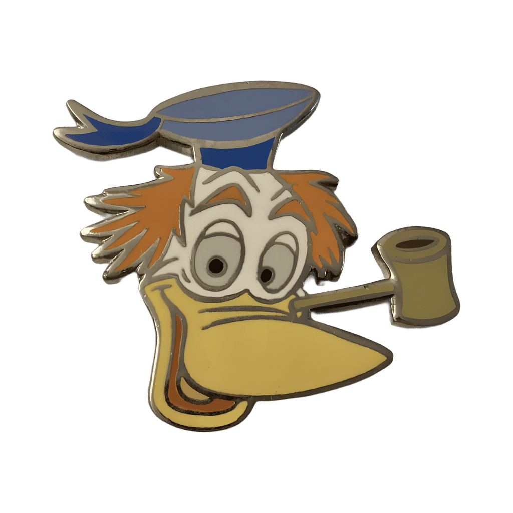 Moby Duck. Sailor cap and Pipe Disney pin