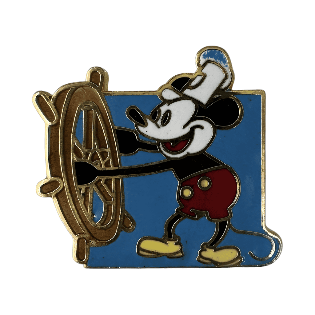 1980's Steamboat Willie in Color Disney pin