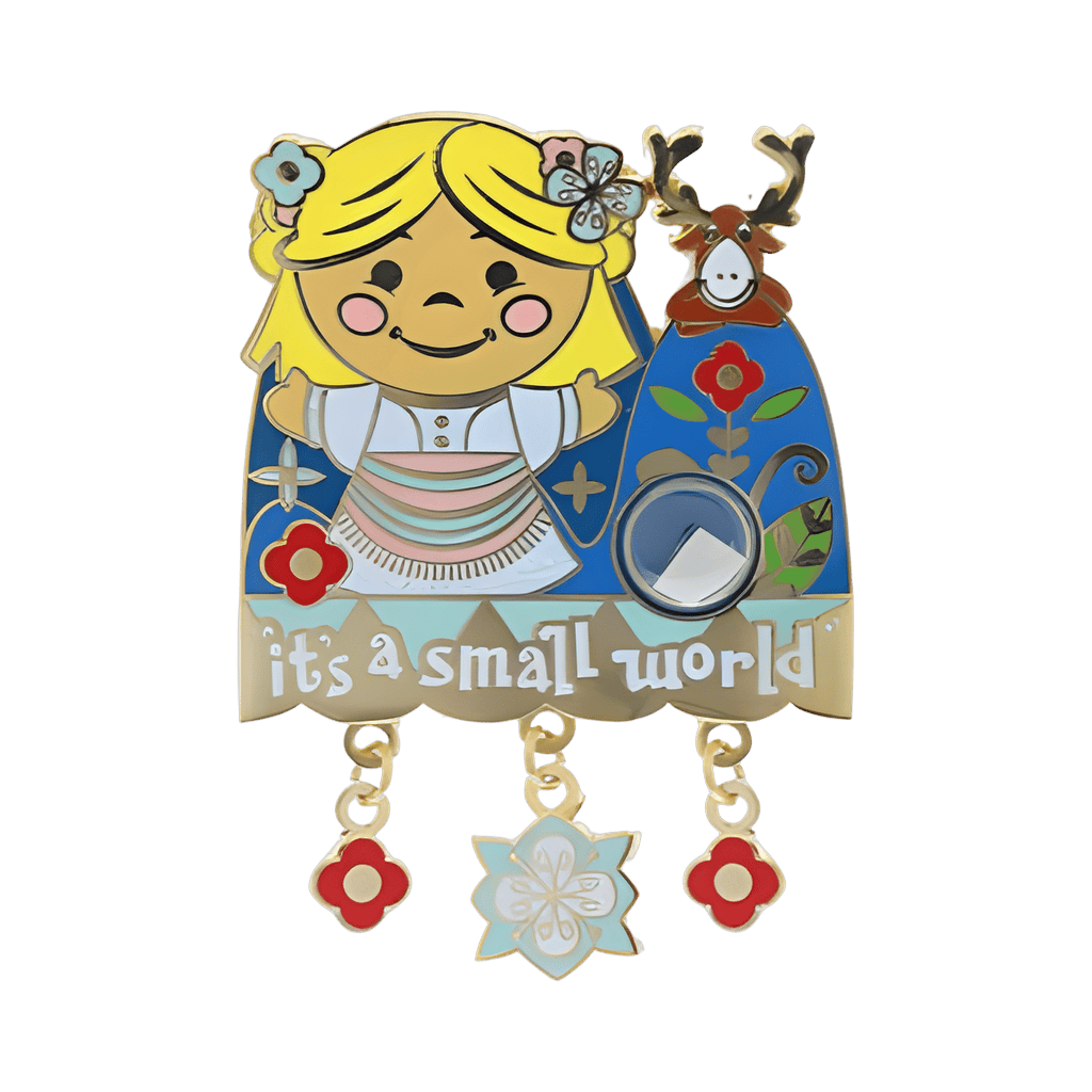 it's a small world - Doll from Scandinavia Disney pin