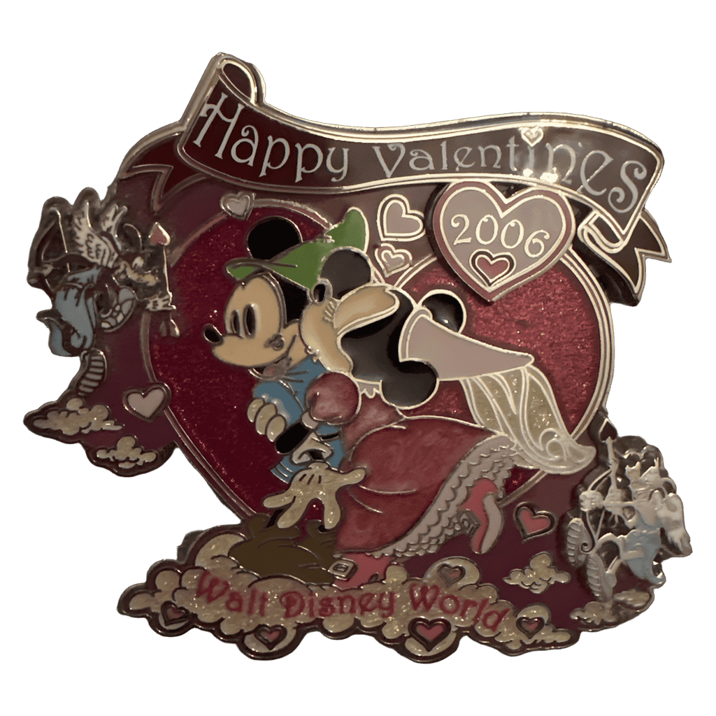 Mickey and Minnie Valentines Disney pin
