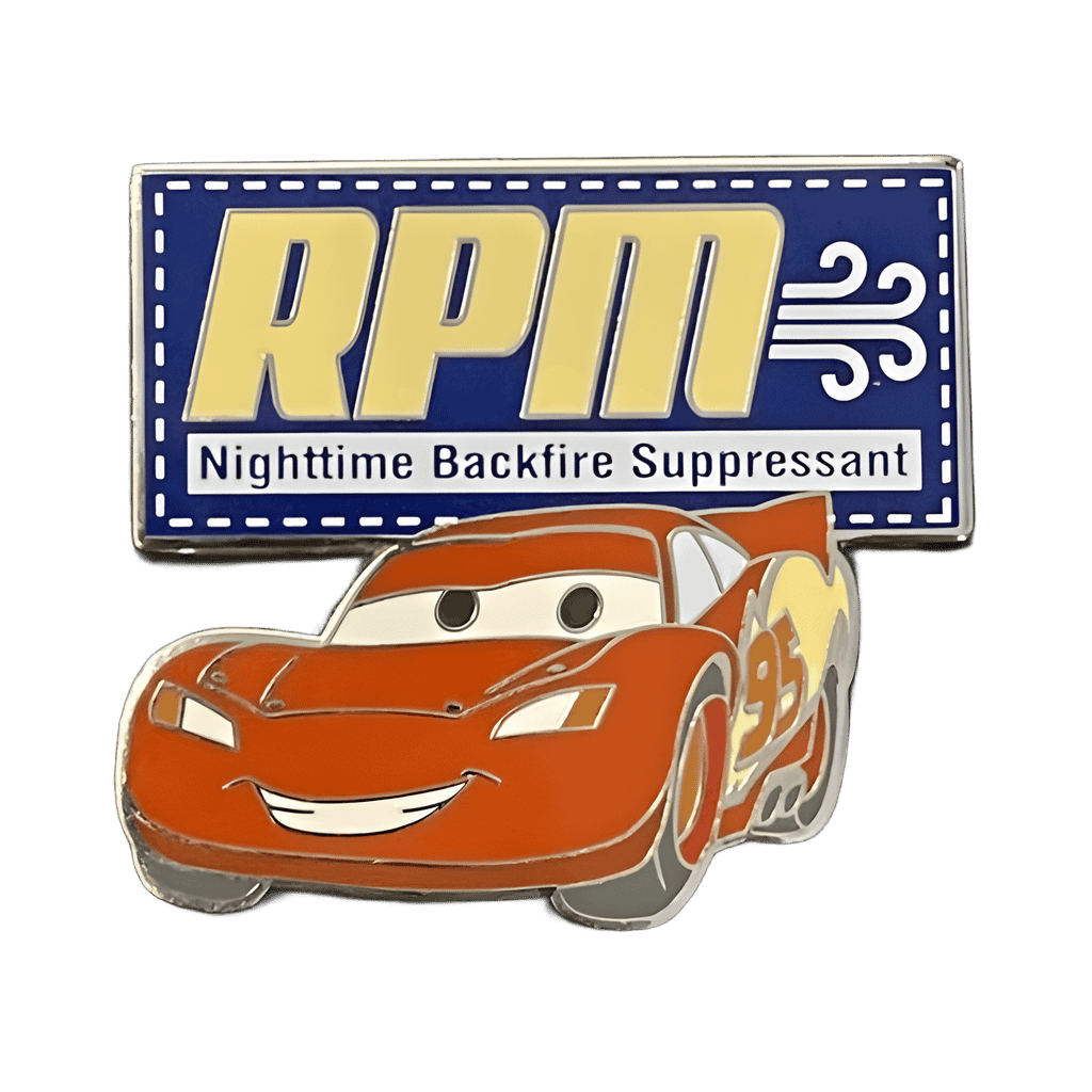 RPM Nighttime Backfire Suppressant - Lightning McQueen Disney pin
