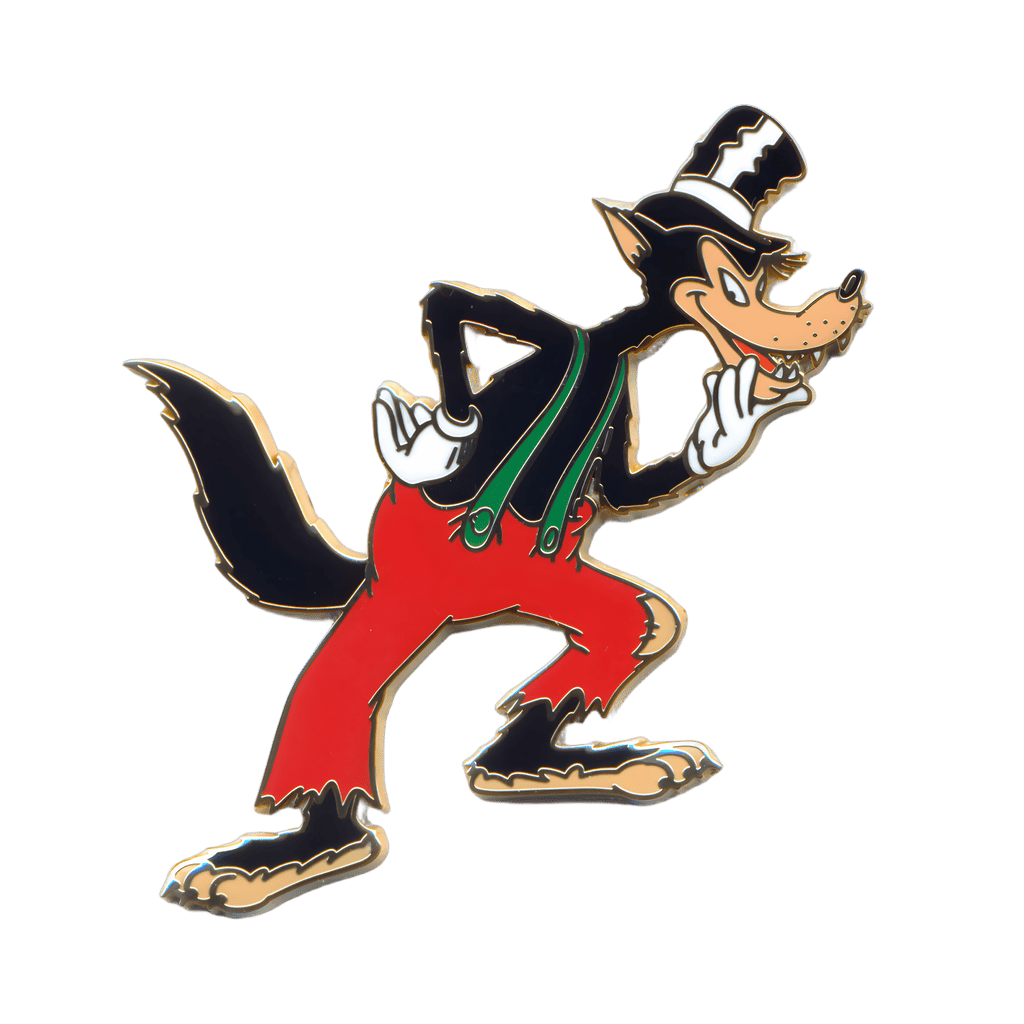 Big bad wolf Disney pin