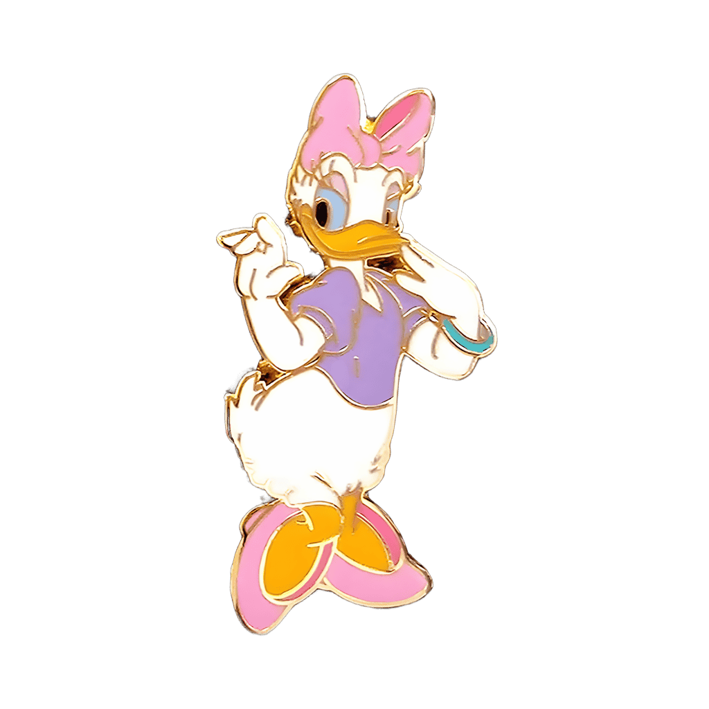 Daisy with Hand On Mouth Disney pin
