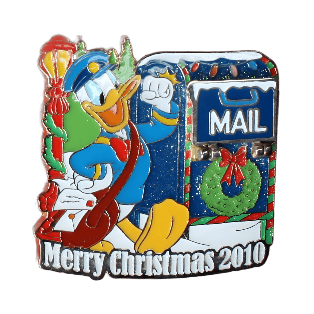 2010 - Postman Donald Duck, Chip & Dale in a Mailbox Disney pin