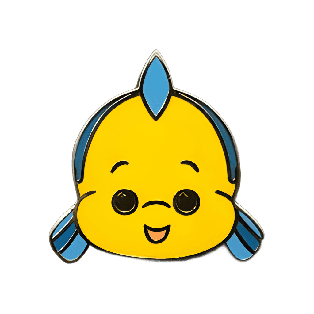 Flounder Disney pin