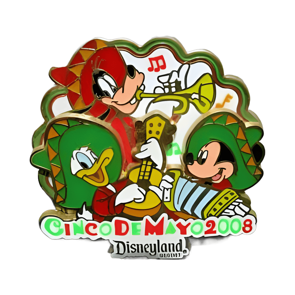 Mickey, Donald, and Goofy Disney pin