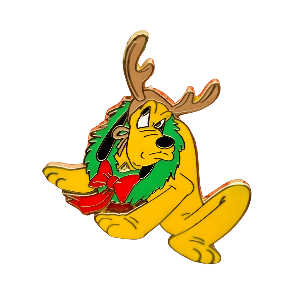 Pluto Reindeer Antlers Disney pin