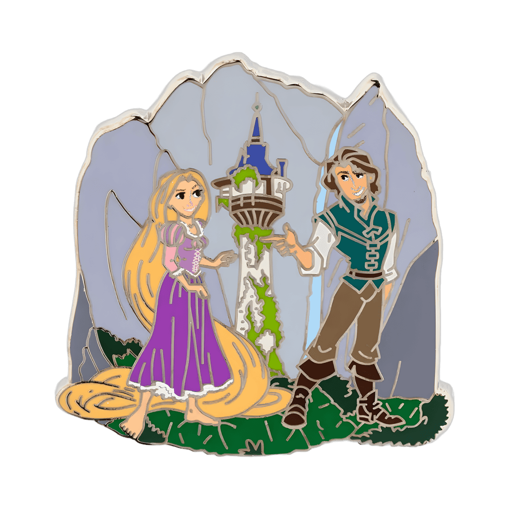 Fairytale Couples Booster Set — Rapunzel and Flynn Disney pin