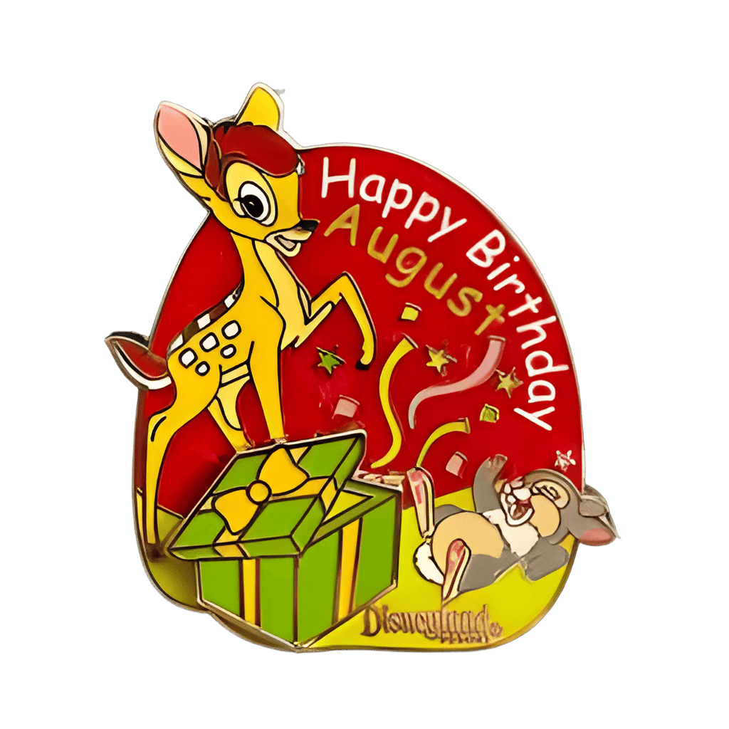 Happy Birthday August - Bambi Disney pin