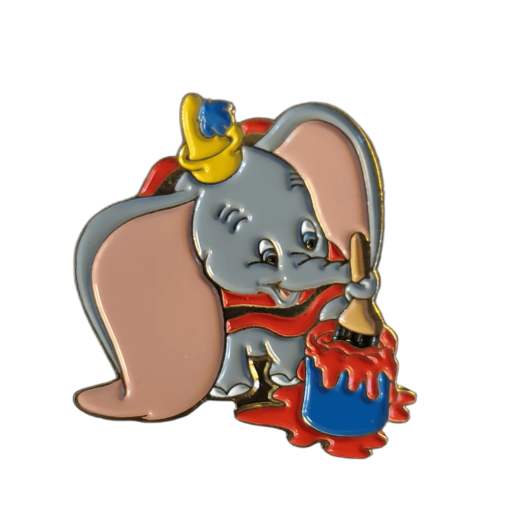 Dumbo Holding Paint Brush Disney pin