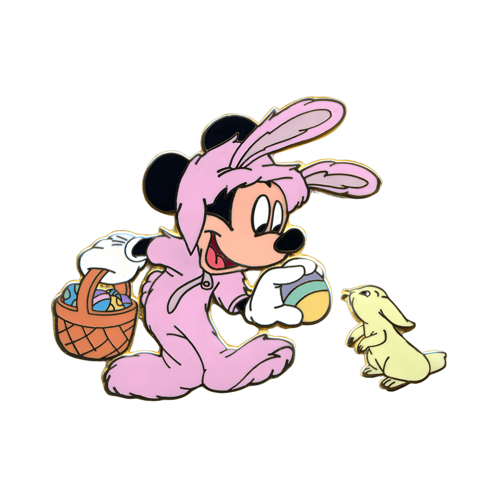 Mickey Mouse in a Bunny Suit 2 pin set Disney pin