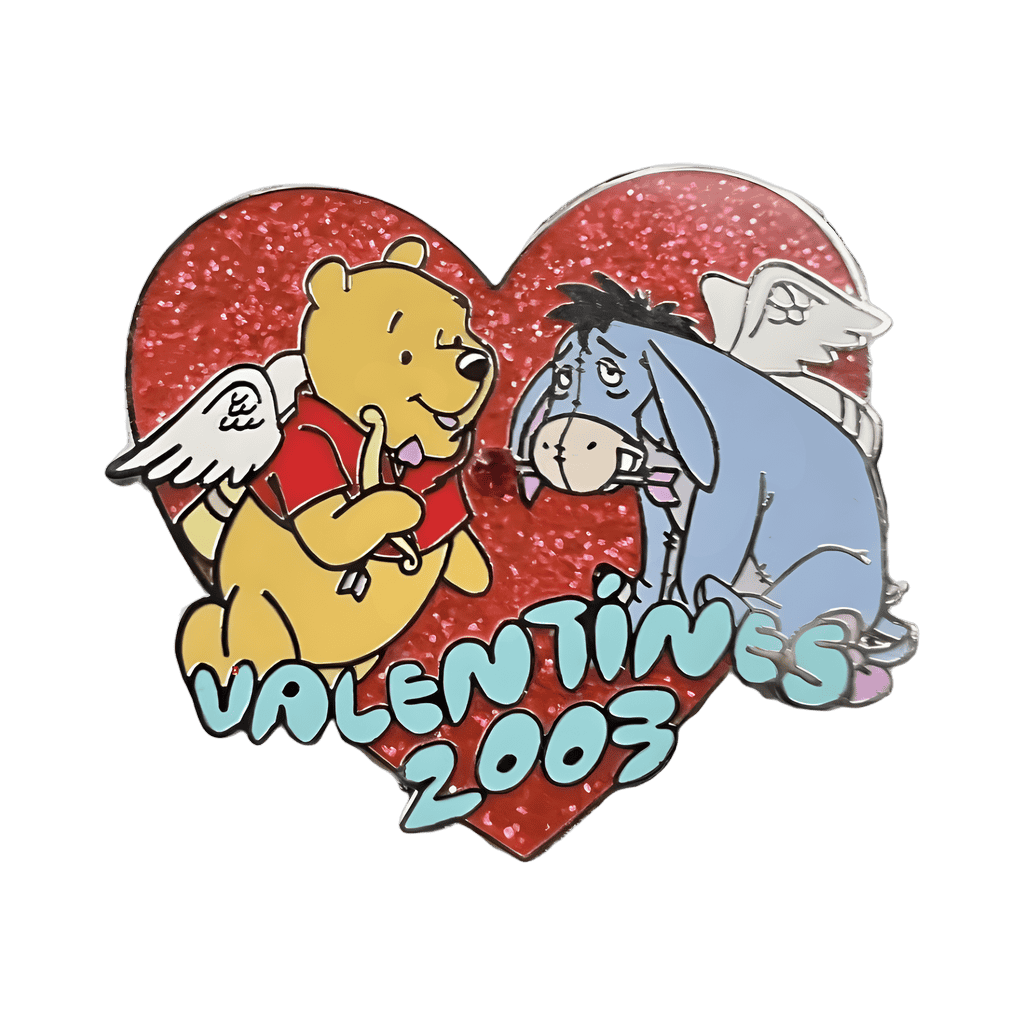 Pooh and Eeyore Cupid 2003 Disney pin