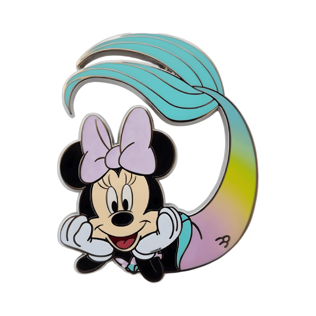 Mermaid Minnie Smiling Disney pin