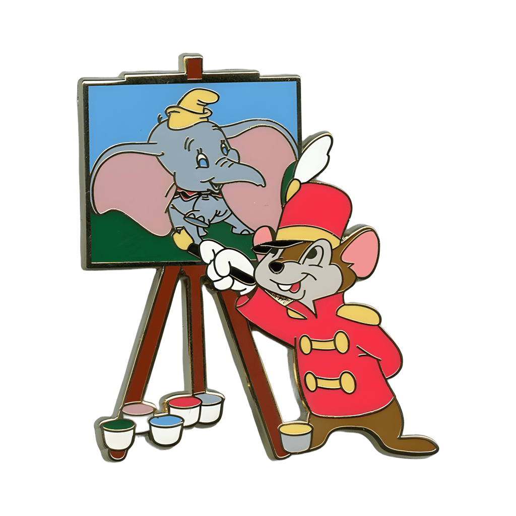 Timothy Mouse and Dumbo Disney pin