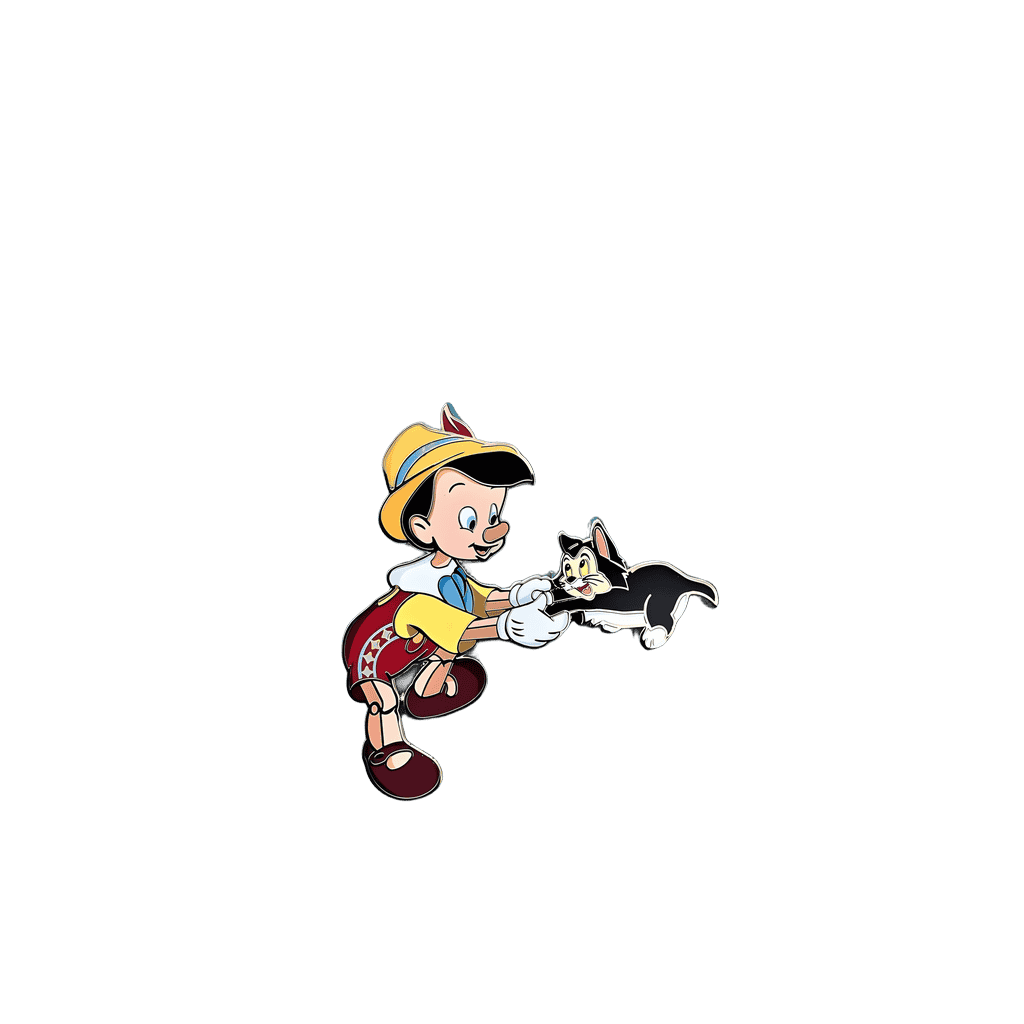 Pinocchio and Figaro Disney pin