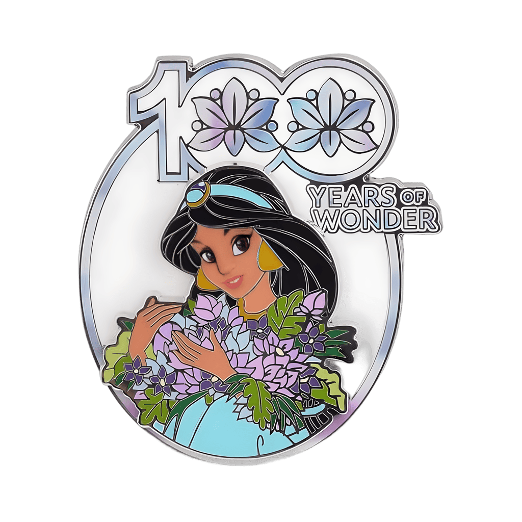 Jasmine with Flowers Disney pin