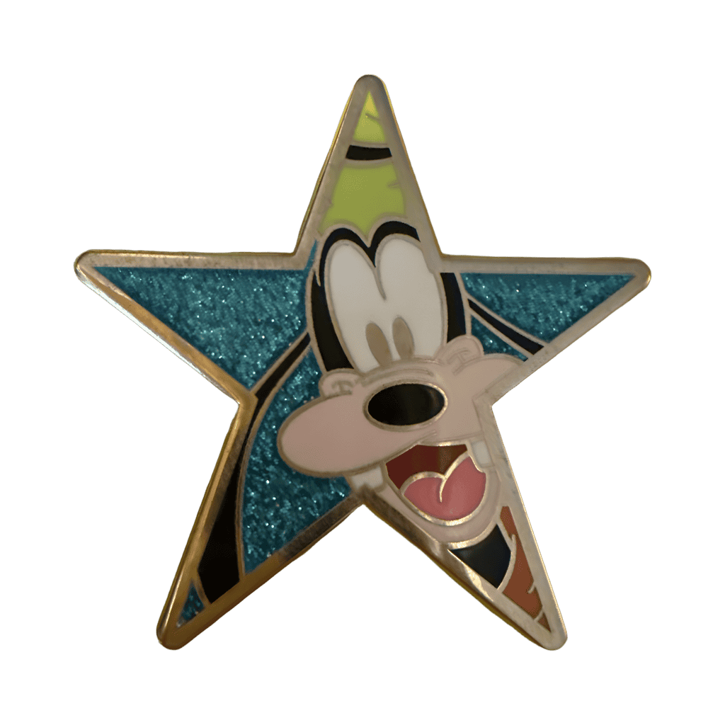 Goofy Glitter Star Disney pin