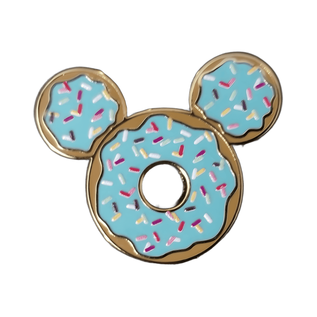 Blue Mickey Donut Disney pin
