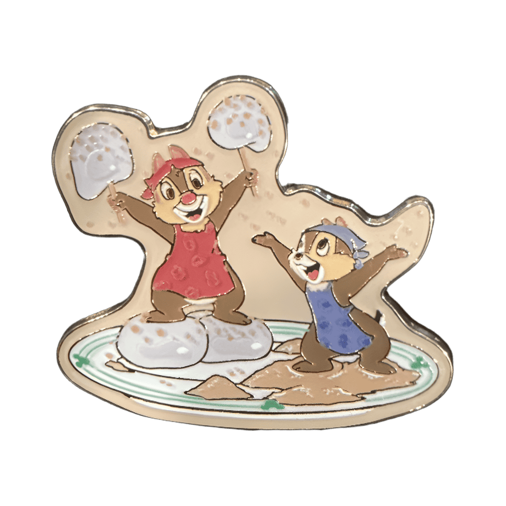 Chip and Dale Mochi Disney pin