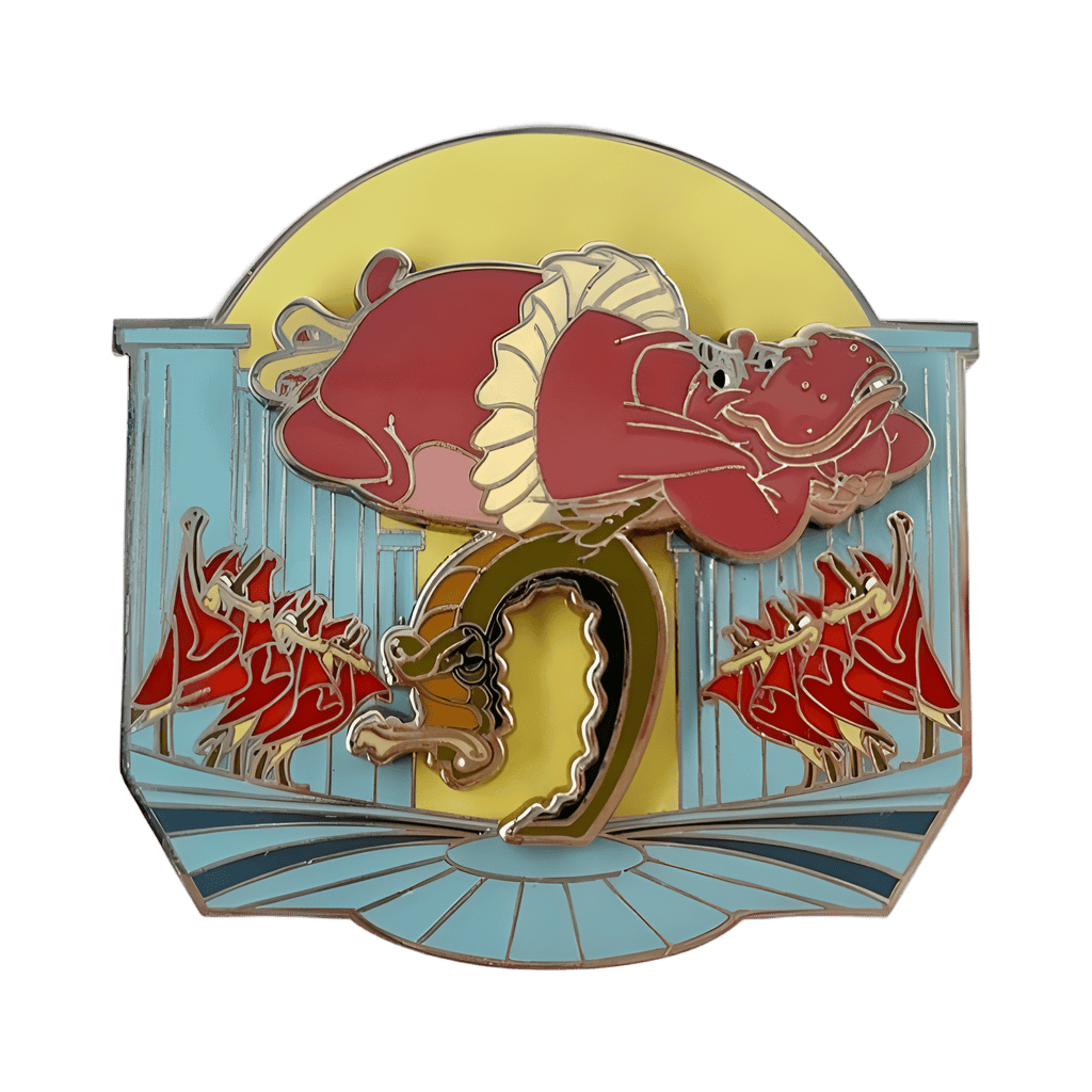 Hyacinth Hippo and Ben Ali-Gator Disney pin