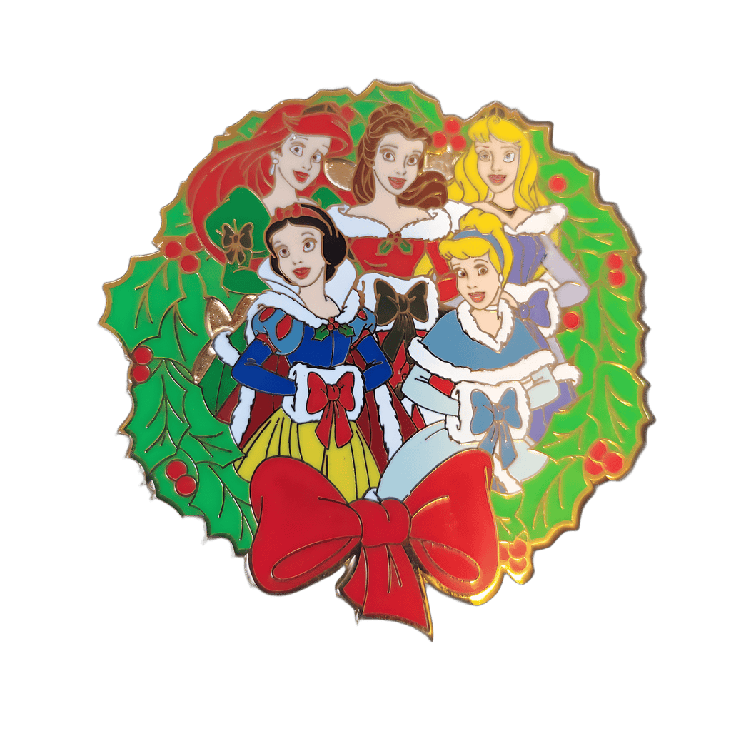 Princess Christmas Wreath Disney pin