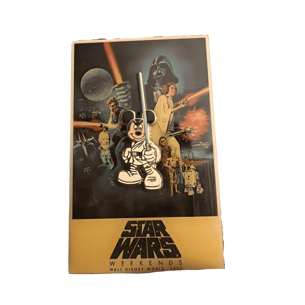 Jedi Mickey Mouse Poster Style Disney pin