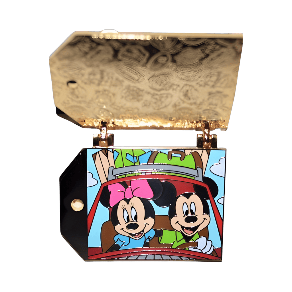 Mickey Mouse and Minnie Mouse Driving Disney pin