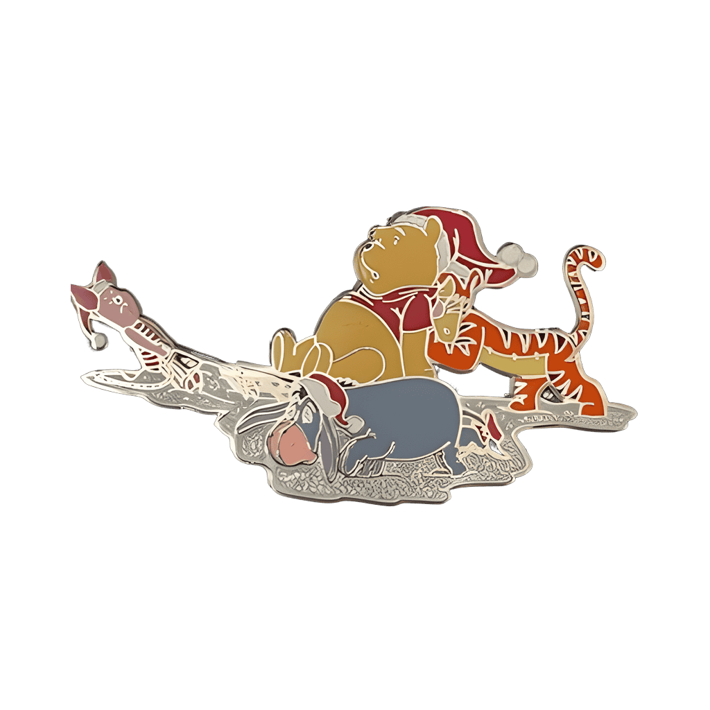 Pooh, Tigger, Eeyore and Piglet Disney pin