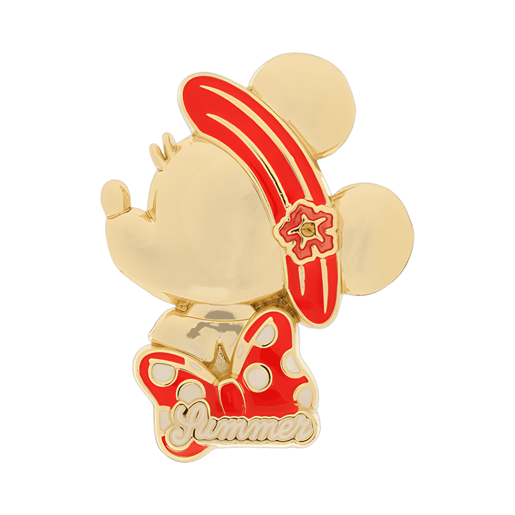 Summer 2021 - Gold Minnie Silhouette Disney pin