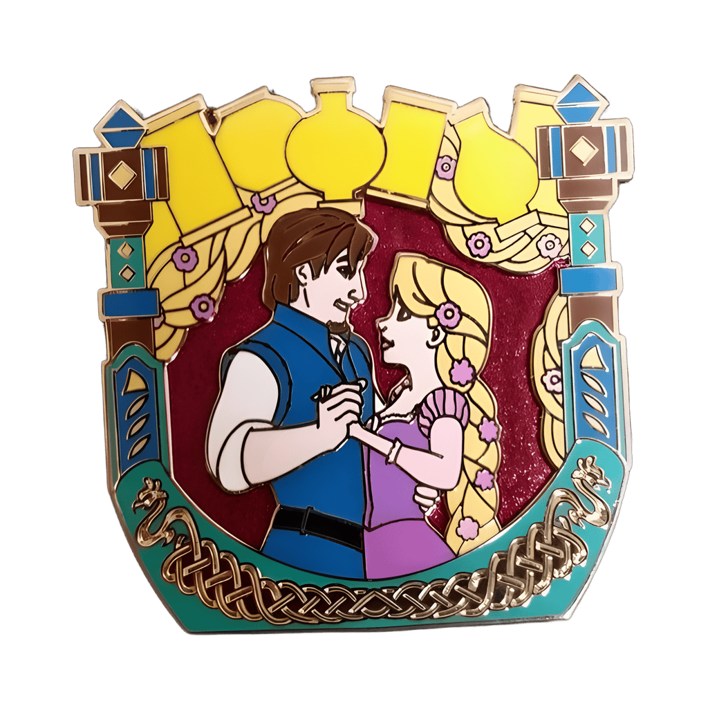 Rapunzel & Flynn Disney pin