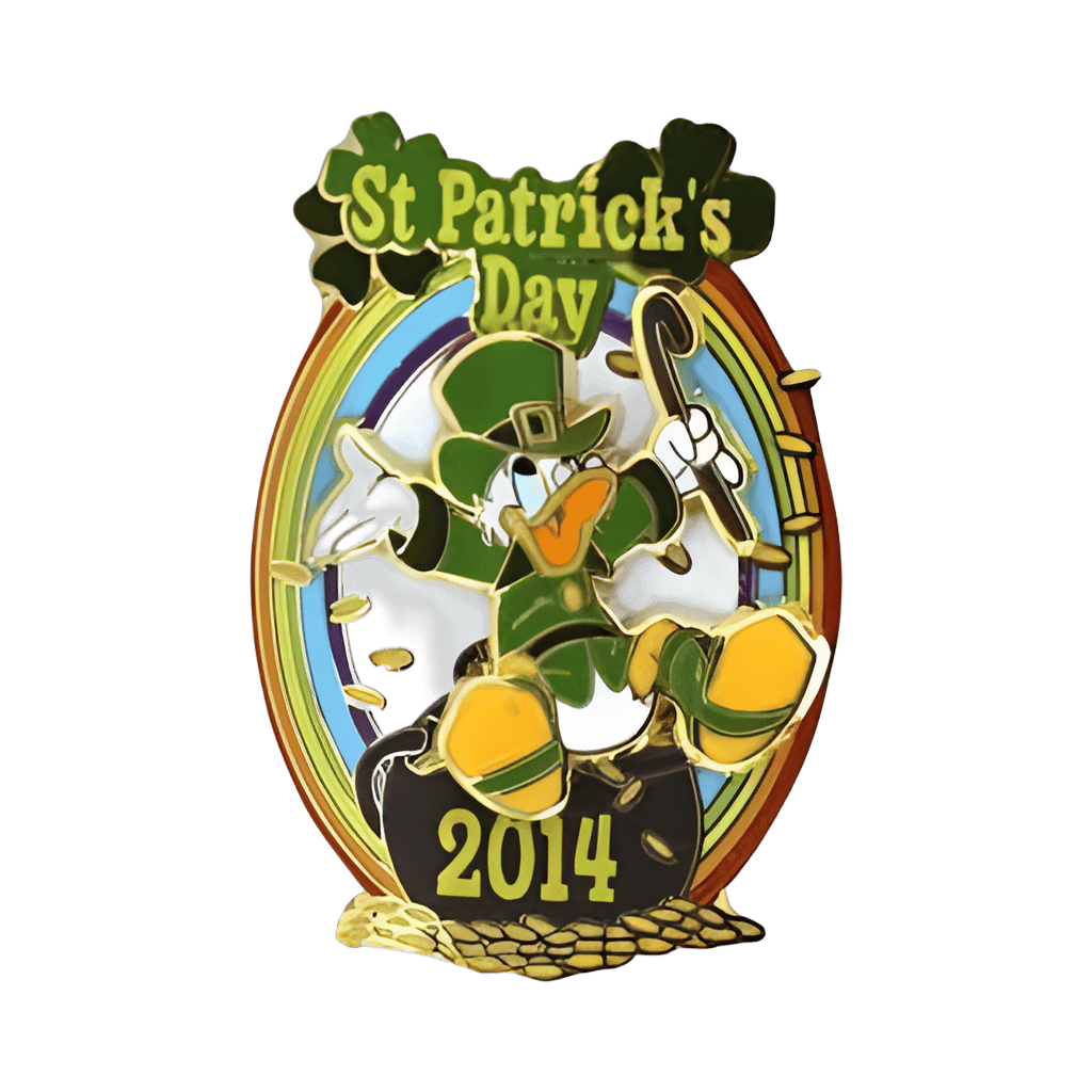 2014 - Scrooge McDuck with Pot of Gold Disney pin
