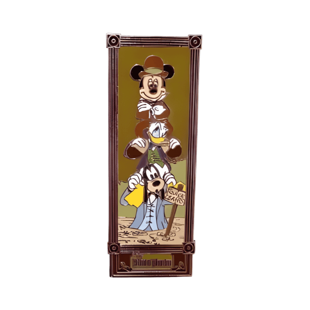 Mickey, Donald, and Goofy in Quicksand Haunted Mansion Portrait Disney pin