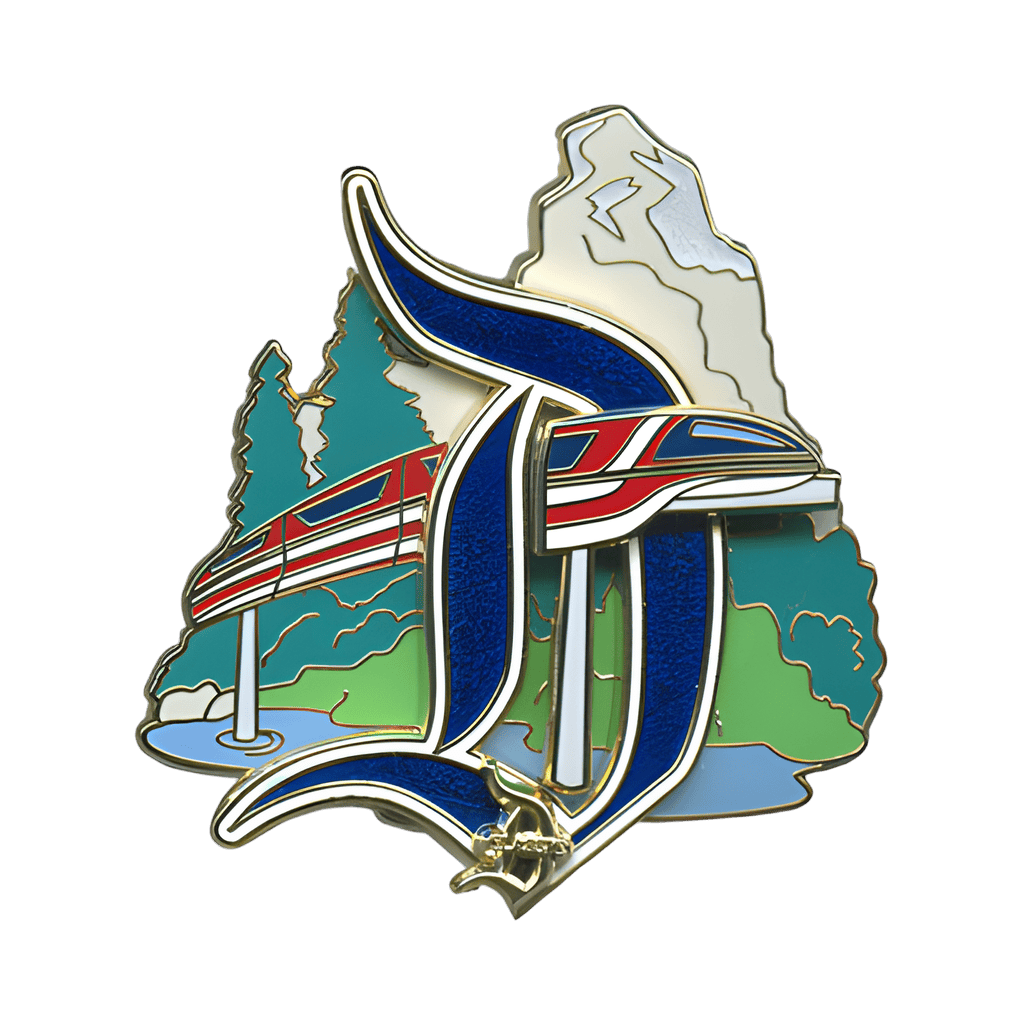 Monorail Disney pin