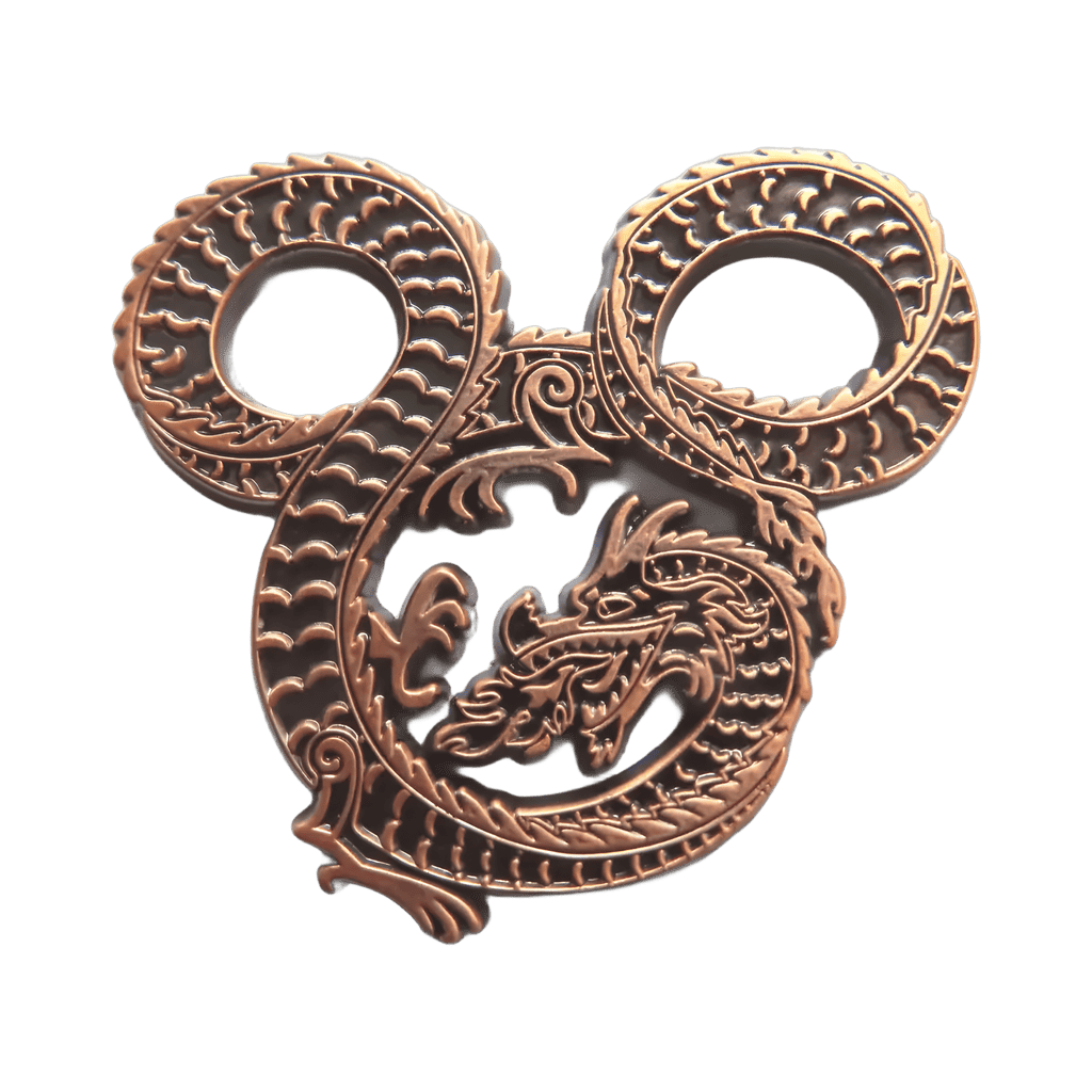 Copper Metal Disney pin