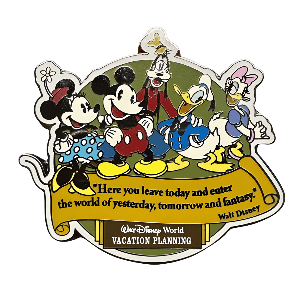 Vacation Planning Disney pin