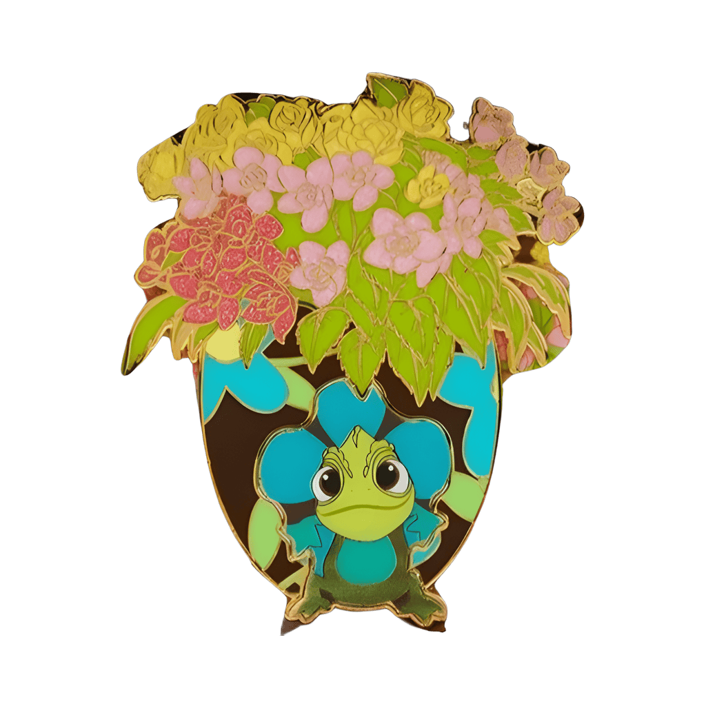 Pascal Flowers Disney pin
