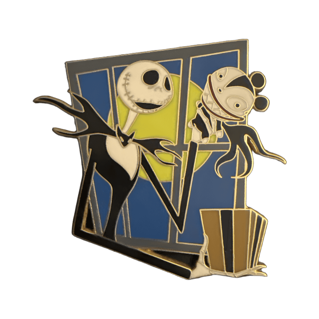 Jack and Christmas present Disney pin