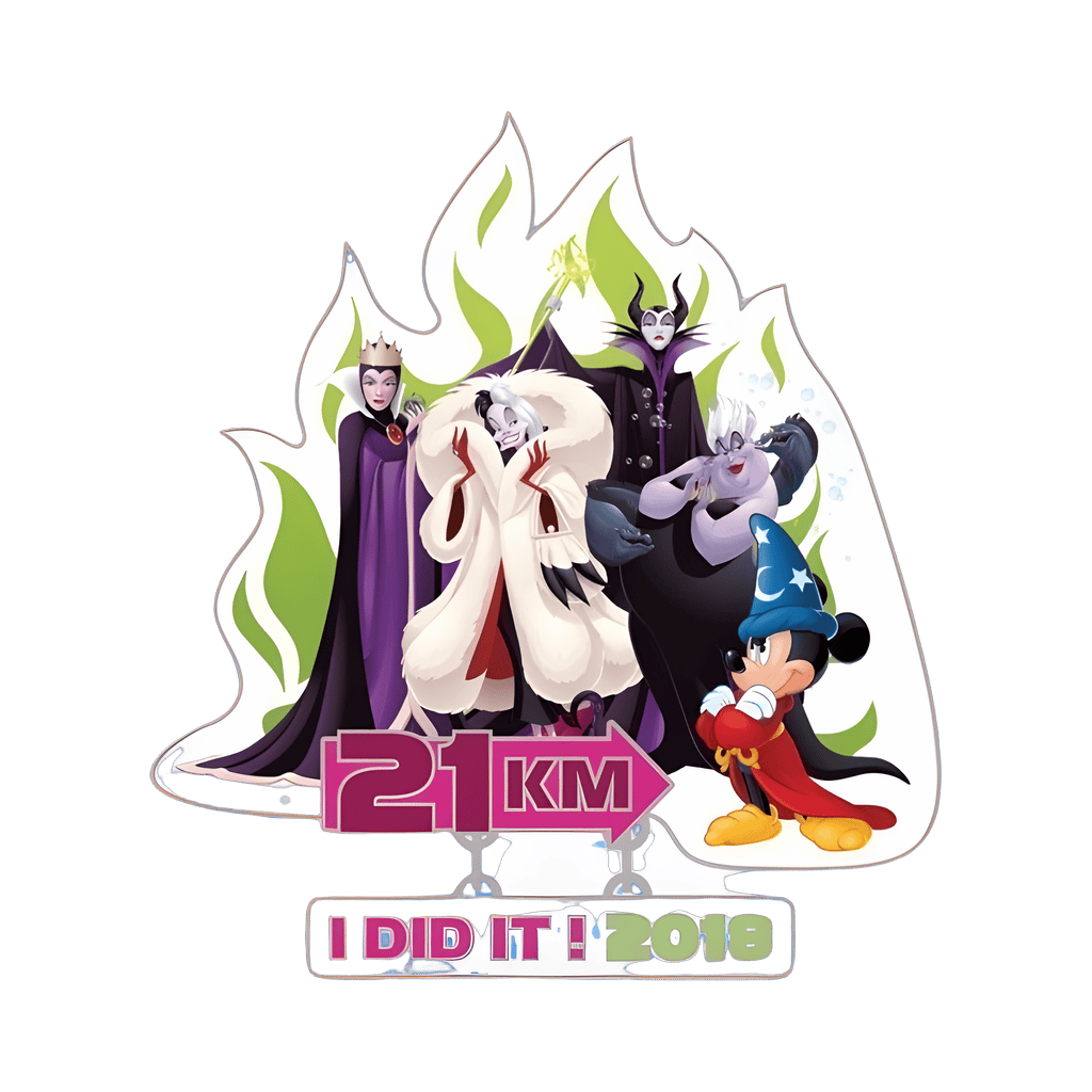 21K i did it! Villains with Sorcerer Mickey Mouse Disney pin