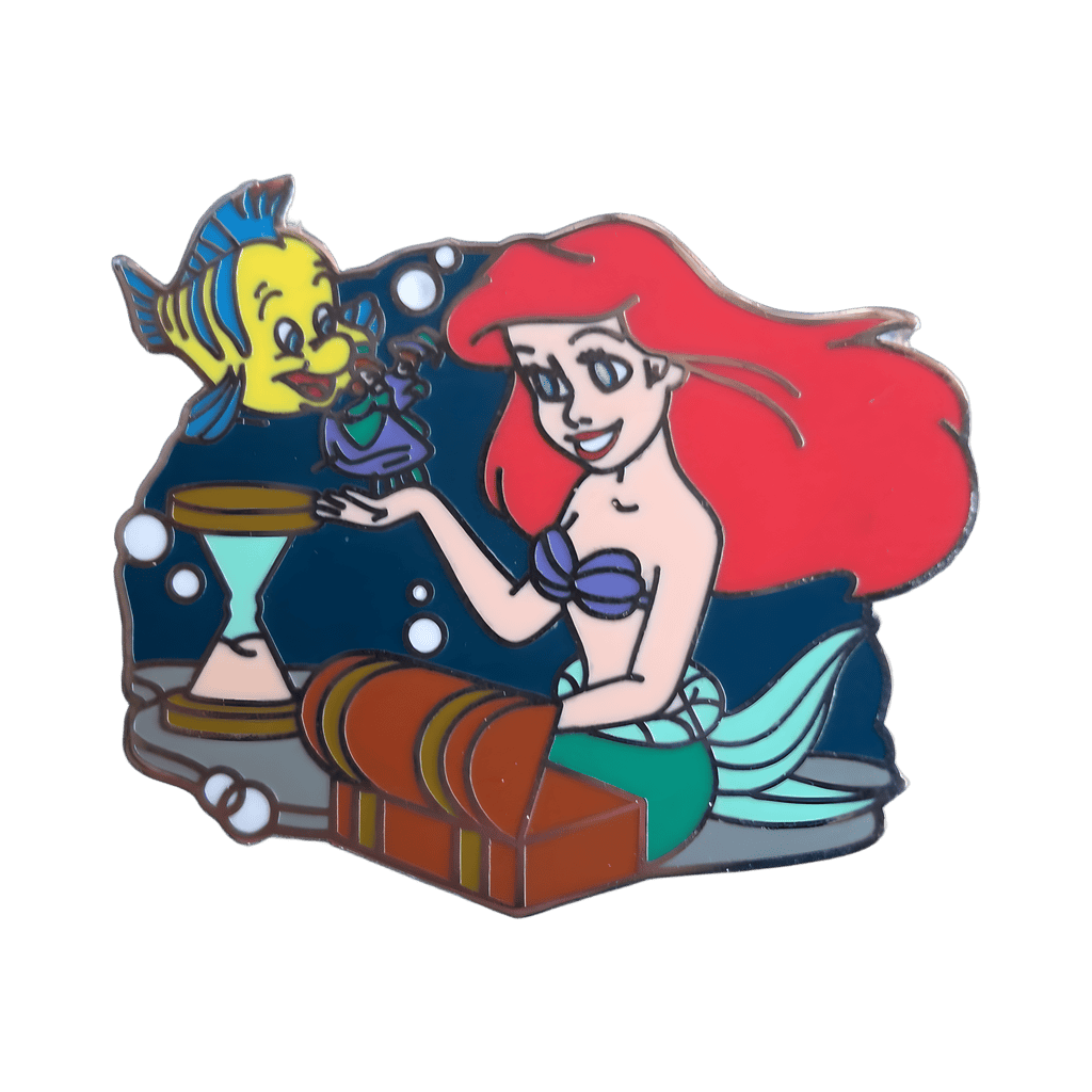 Ariel and Flounder Disney pin
