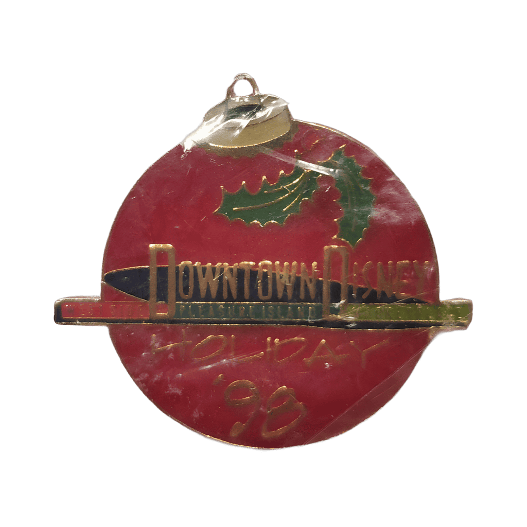 Downtown Disney - Holiday '98 - Red Ornament Disney pin