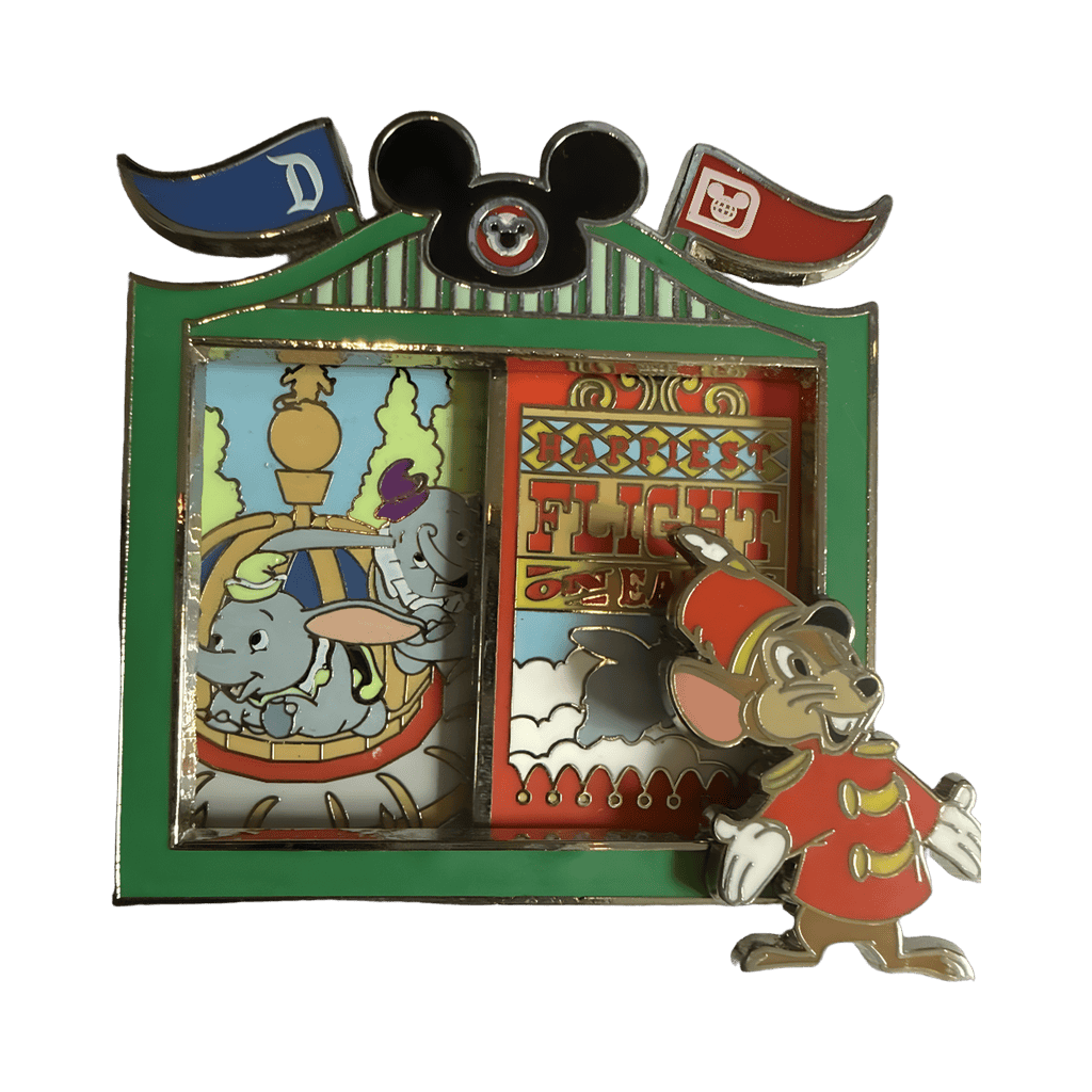 Dumbo the Flying Elephant Bicoastal Adventures Disney pin