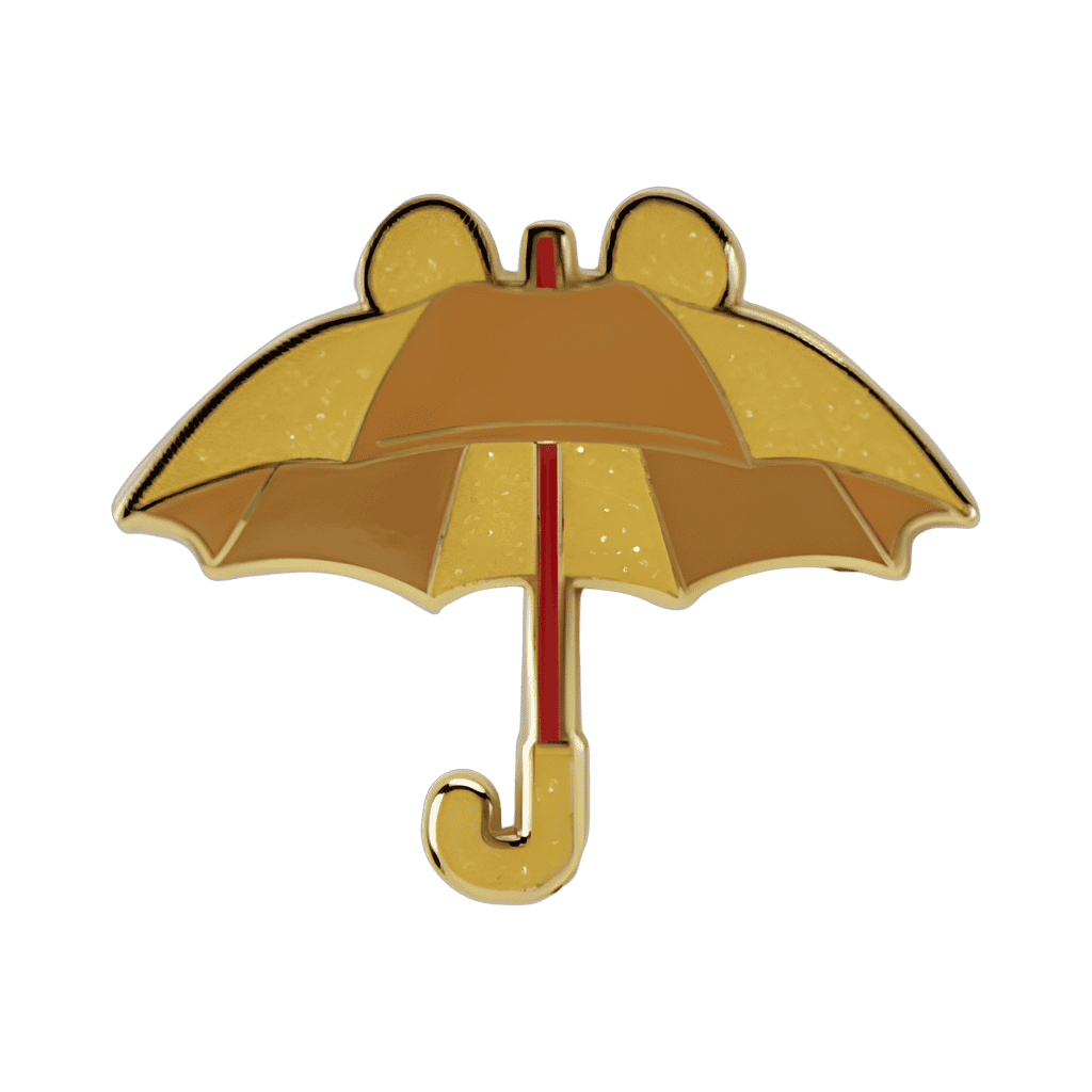 Winnie the Pooh Umbrella Glitter Chase Disney pin