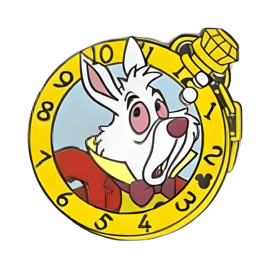 White Rabbit Disney pin