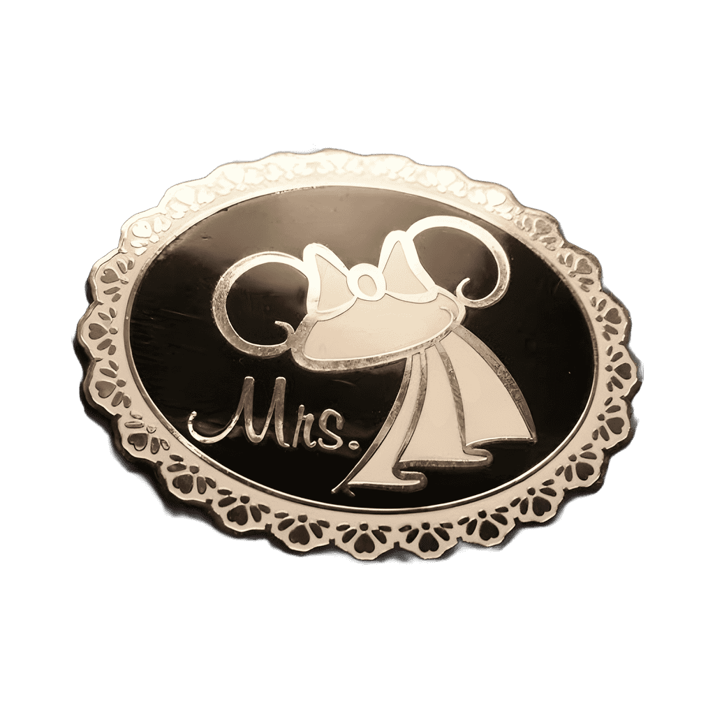 Mrs. Bride Ear Hat Disney pin